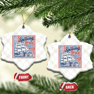 Spilling The Tea Since 1773 Ceramic Ornament Boston Tea Party USA History Humor TS12 Print Your Wear