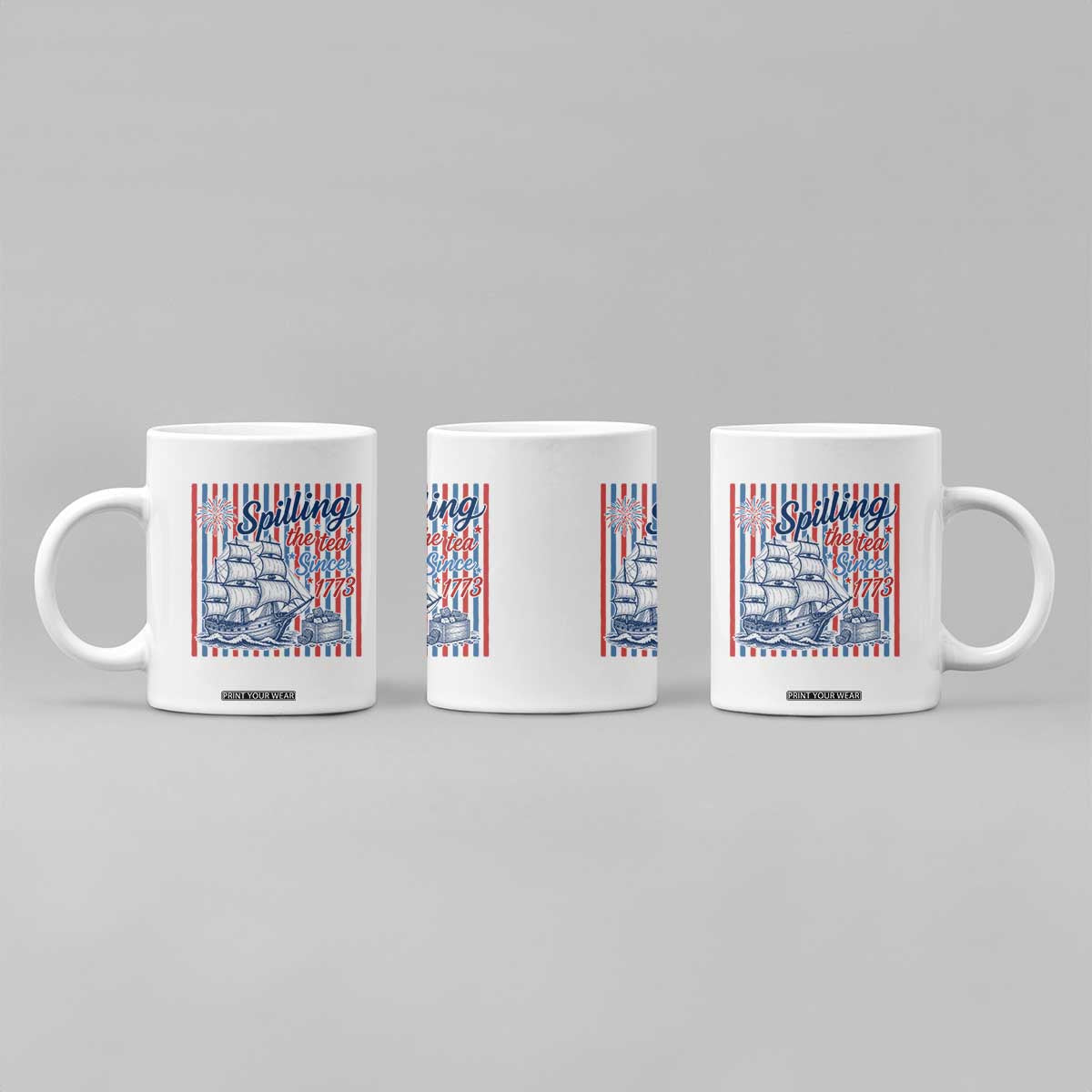 Spilling The Tea Since 1773 Coffee Mug Boston Tea Party USA History Humor