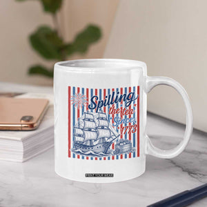 Spilling The Tea Since 1773 Coffee Mug Boston Tea Party USA History Humor