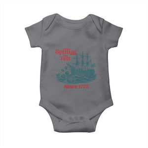 Spilling The Tea Since 1773 Baby Onesie American History Gift