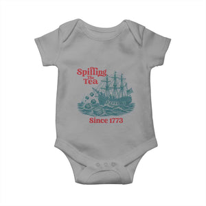Spilling The Tea Since 1773 Baby Onesie American History Gift