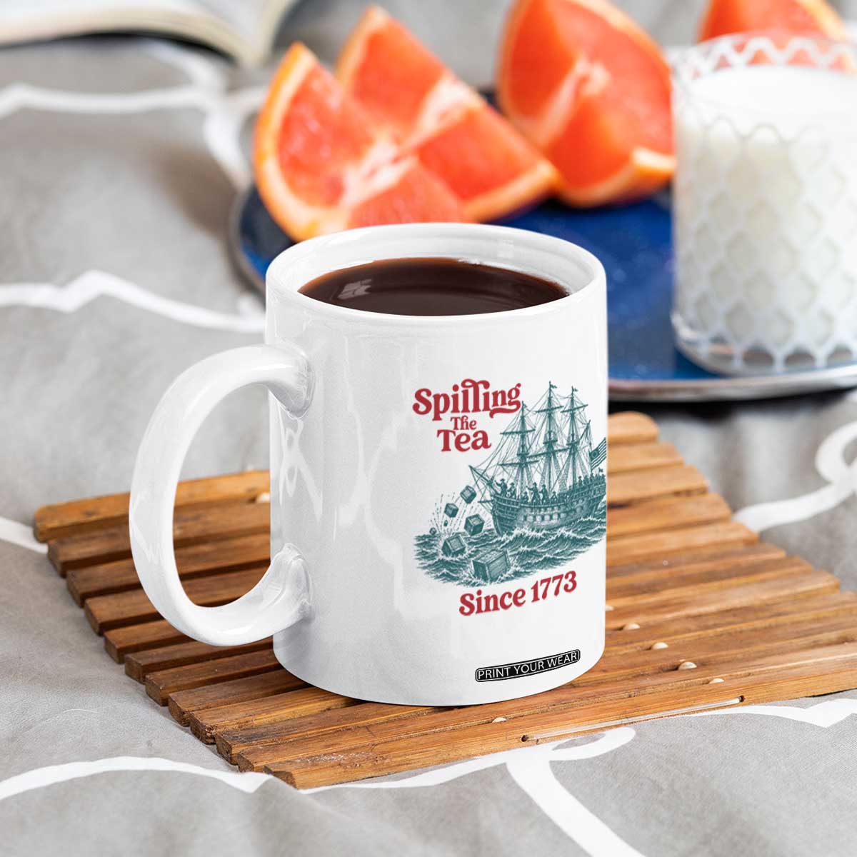 Spilling The Tea Since 1773 Coffee Mug American History Gift
