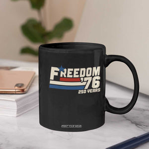 America Retro 250 Years Freedom USA 1776 2026 Coffee Mug