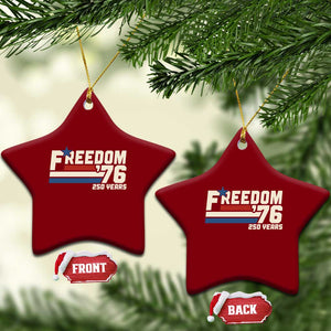 America Retro 250 Years Freedom USA 1776 2026 Ceramic Ornament TS12 Print Your Wear