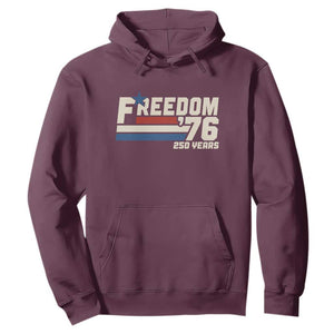 America Retro 250 Years Freedom USA 1776 2026 Hoodie
