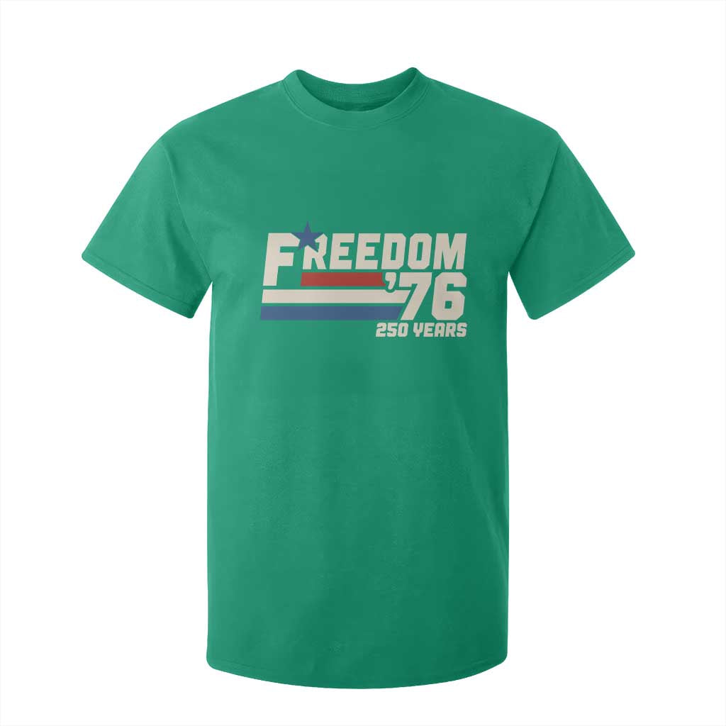 America Retro 250 Years Freedom USA 1776 2026 T Shirt For Kid
