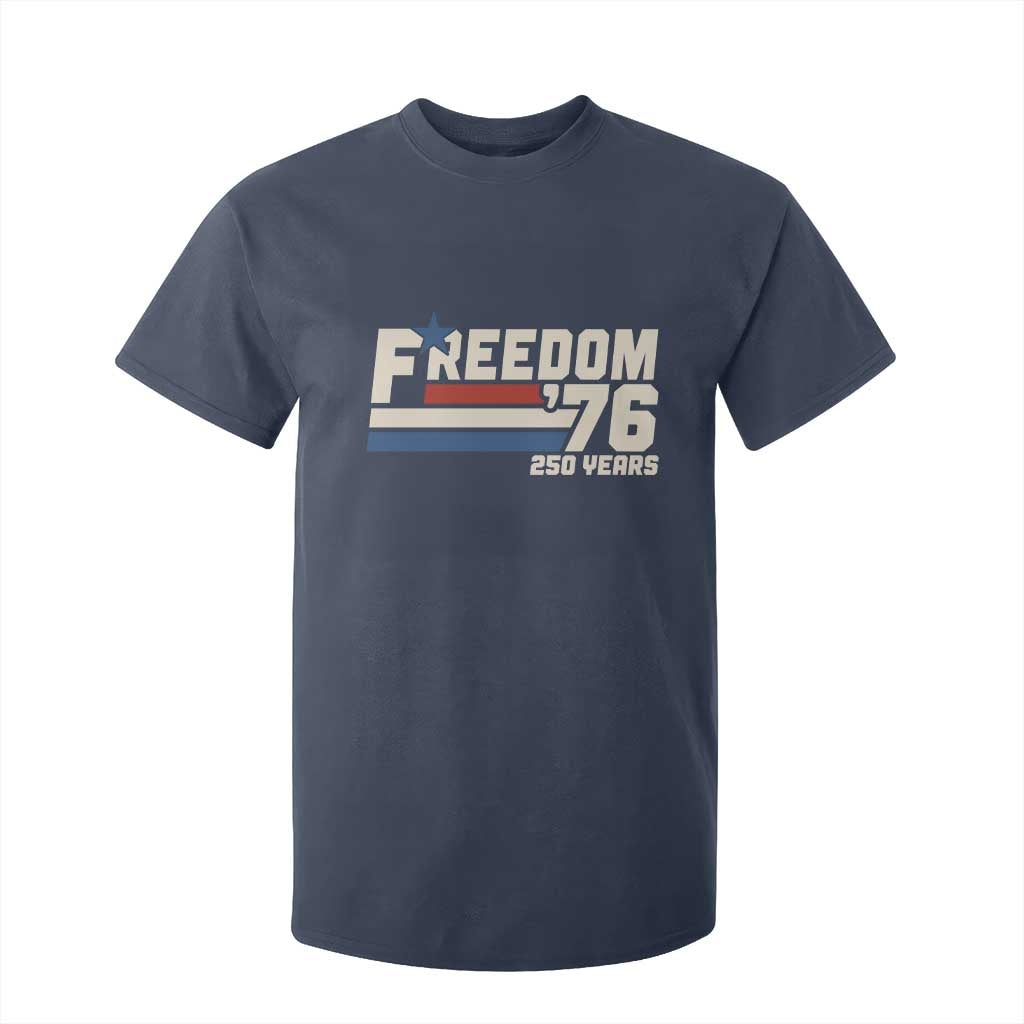 America Retro 250 Years Freedom USA 1776 2026 T Shirt For Kid