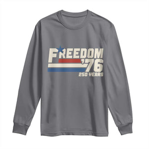 America Retro 250 Years Freedom USA 1776 2026 Long Sleeve Shirt
