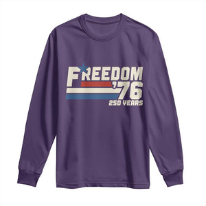 America Retro 250 Years Freedom USA 1776 2026 Long Sleeve Shirt