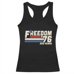 America Retro 250 Years Freedom USA 1776 2026 Racerback Tank Top