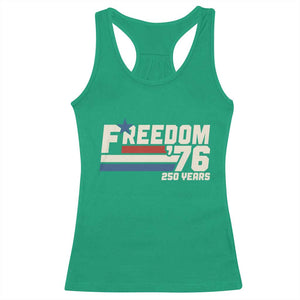 America Retro 250 Years Freedom USA 1776 2026 Racerback Tank Top