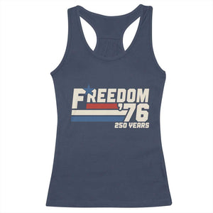 America Retro 250 Years Freedom USA 1776 2026 Racerback Tank Top