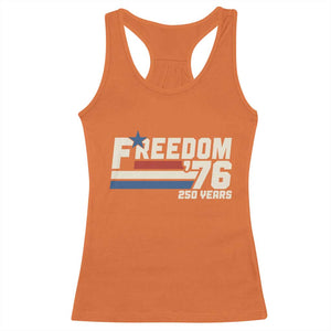 America Retro 250 Years Freedom USA 1776 2026 Racerback Tank Top