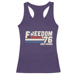 America Retro 250 Years Freedom USA 1776 2026 Racerback Tank Top