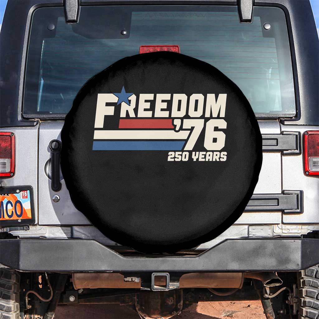 America Retro 250 Years Freedom USA 1776 2026 Spare Tire Cover