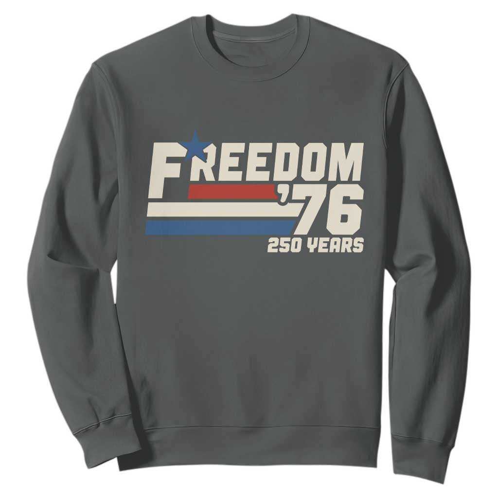 America Retro 250 Years Freedom USA 1776 2026 Sweatshirt
