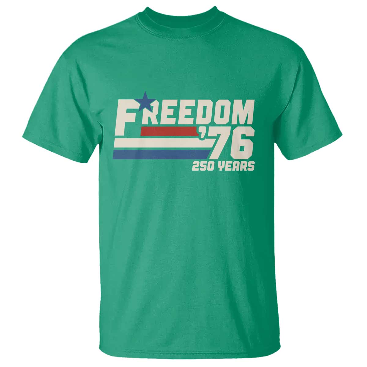 America Retro 250 Years Freedom USA 1776 2026 T Shirt TS12 Irish Green Print Your Wear