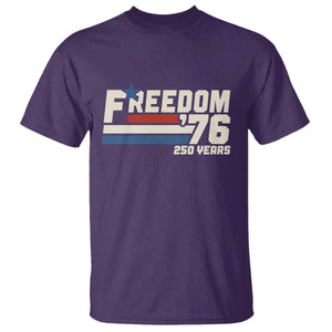 America Retro 250 Years Freedom USA 1776 2026 T Shirt TS12 Purple Print Your Wear