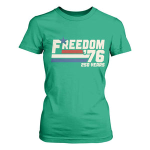 America Retro 250 Years Freedom USA 1776 2026 T Shirt For Women