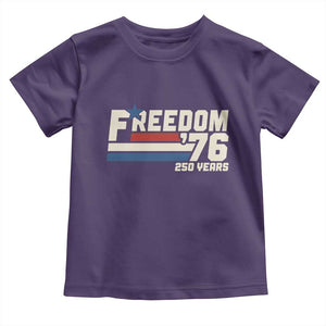 America Retro 250 Years Freedom USA 1776 2026 Toddler T Shirt