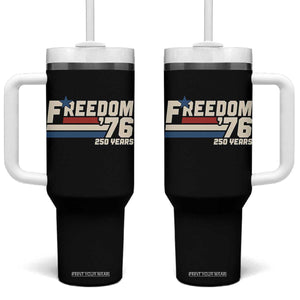 America Retro 250 Years Freedom USA 1776 2026 Tumbler With Handle