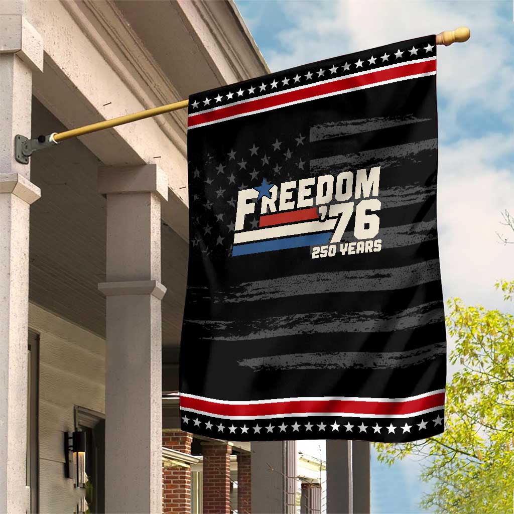 America Retro 250 Years Freedom USA 1776 2026 Patriotic Garden Flag