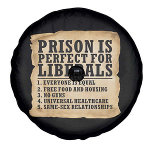 Vintage Prison Is Perfect For Liberals Spare Tire Cover Funny Political Graphic