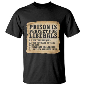 Vintage Prison Is Perfect For Liberals T Shirt Funny Political Graphic