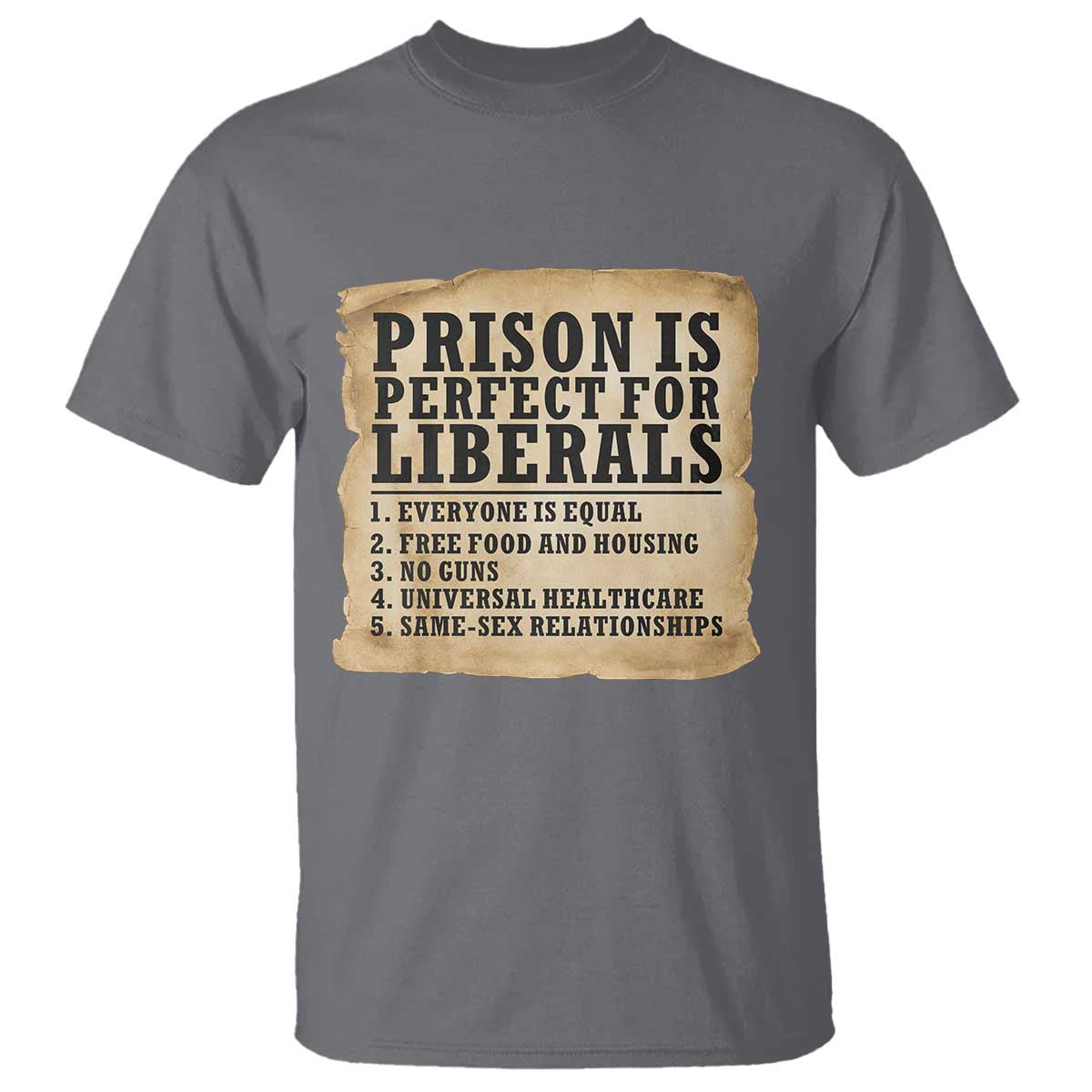 Vintage Prison Is Perfect For Liberals T Shirt Funny Political Graphic