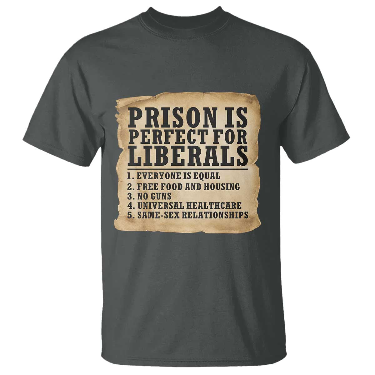 Vintage Prison Is Perfect For Liberals T Shirt Funny Political Graphic