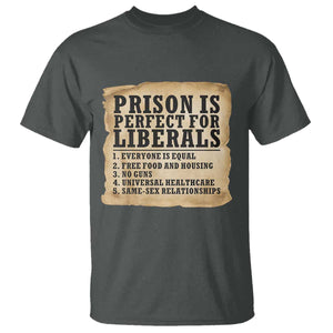 Vintage Prison Is Perfect For Liberals T Shirt Funny Political Graphic