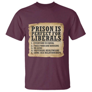 Vintage Prison Is Perfect For Liberals T Shirt Funny Political Graphic