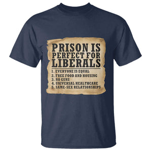 Vintage Prison Is Perfect For Liberals T Shirt Funny Political Graphic