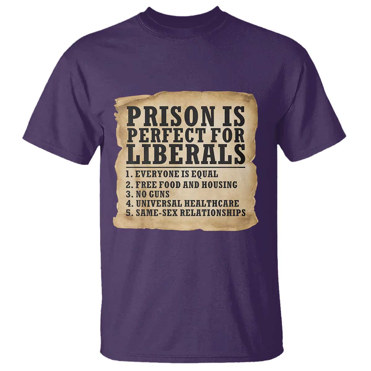 Vintage Prison Is Perfect For Liberals T Shirt Funny Political Graphic
