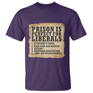 Vintage Prison Is Perfect For Liberals T Shirt Funny Political Graphic