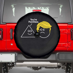 Funny Political Geometry Joke Spare Tire Cover Youre Pointless Graphic