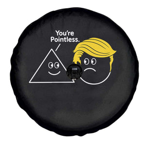 Funny Political Geometry Joke Spare Tire Cover Youre Pointless Graphic