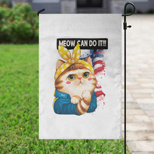 Meow Can Do It Garden Flag Funny Feminist Cat Lover Gift TS12 Print Your Wear