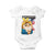 Meow Can Do It Baby Onesie Funny Feminist Cat Lover Gift TS12 White Print Your Wear
