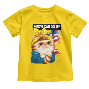 Meow Can Do It Toddler T Shirt Funny Feminist Cat Lover Gift TS12 Daisy Print Your Wear