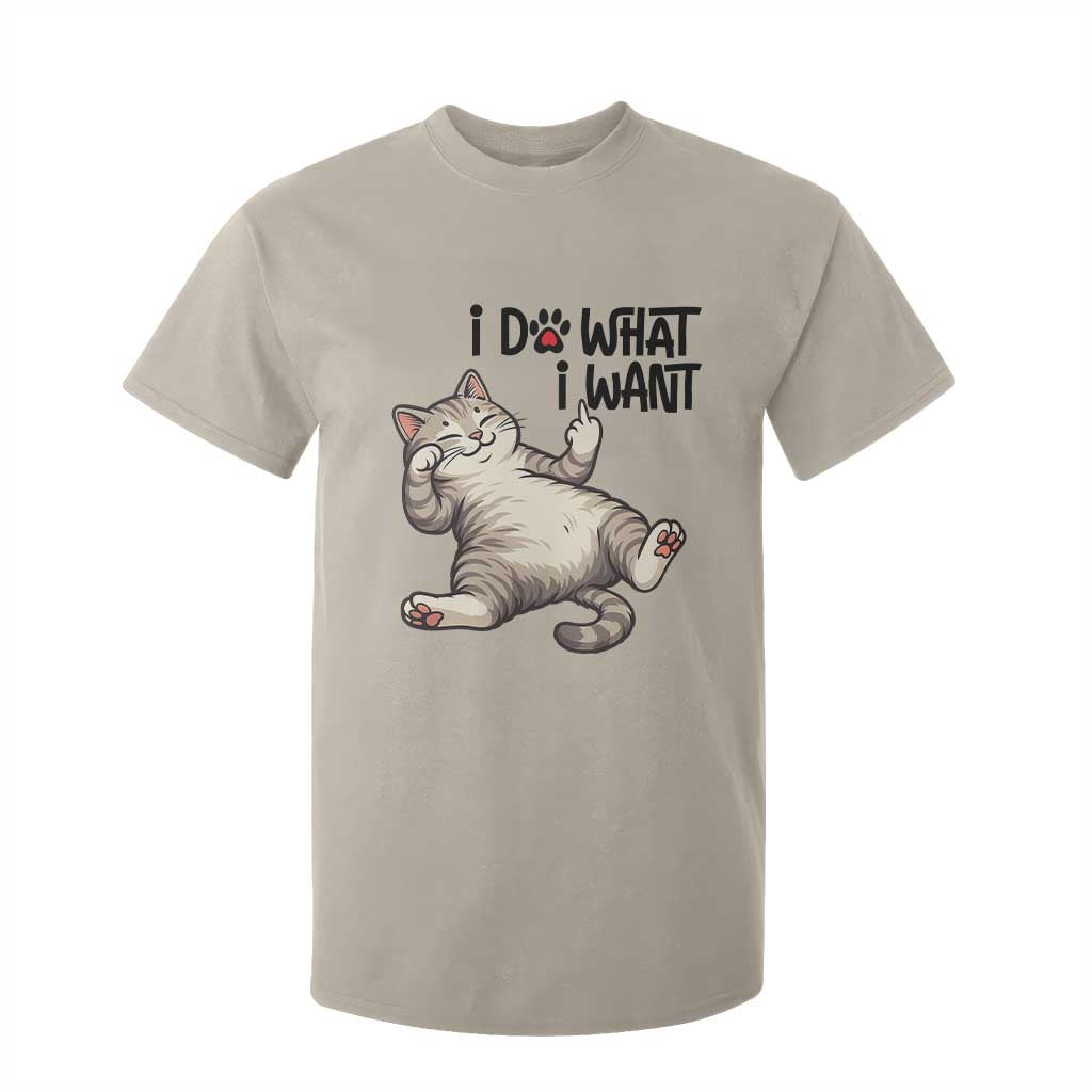 Cat Lover T Shirt For Kid Funny I Do What I Want TS12 Sand Print Your Wear