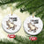 Cat Lover Ceramic Ornament Funny I Do What I Want TS12 1pc White Marble Print Your Wear
