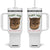 Cat Meme Tumbler With Handle Funny Fluff You You Fluffin Fluff Cat Lover TS12 One Size: 40 oz White Print Your Wear
