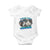 Tummy Ache Survivor Baby Onesie Funny Cat Meme For Cat Lover TS12 White Print Your Wear