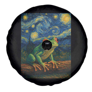 Funny Frog Spare Tire Cover Van Gogh Style Starry Night TS12 Print Your Wear