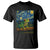 Funny Frog T Shirt Van Gogh Style Starry Night TS12 Black Print Your Wear