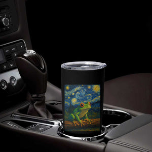 Funny Frog Tumbler Cup Van Gogh Style Starry Night TS12 Print Your Wear