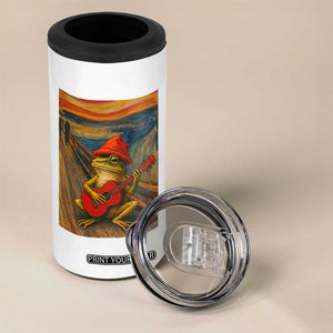 Funny Frog 4 in 1 Can Cooler Tumbler Playing Guitar Van Gogh Starry Night Art Parody TS12 Print Your Wear