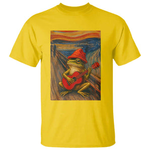 Funny Frog T Shirt Playing Guitar Van Gogh Starry Night Art Parody TS12 Daisy Print Your Wear