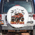 Truck Or Treat Ghost Racing Spare Tire Cover Funny Halloween Monster Truck Lover TS12 No hole White Print Your Wear